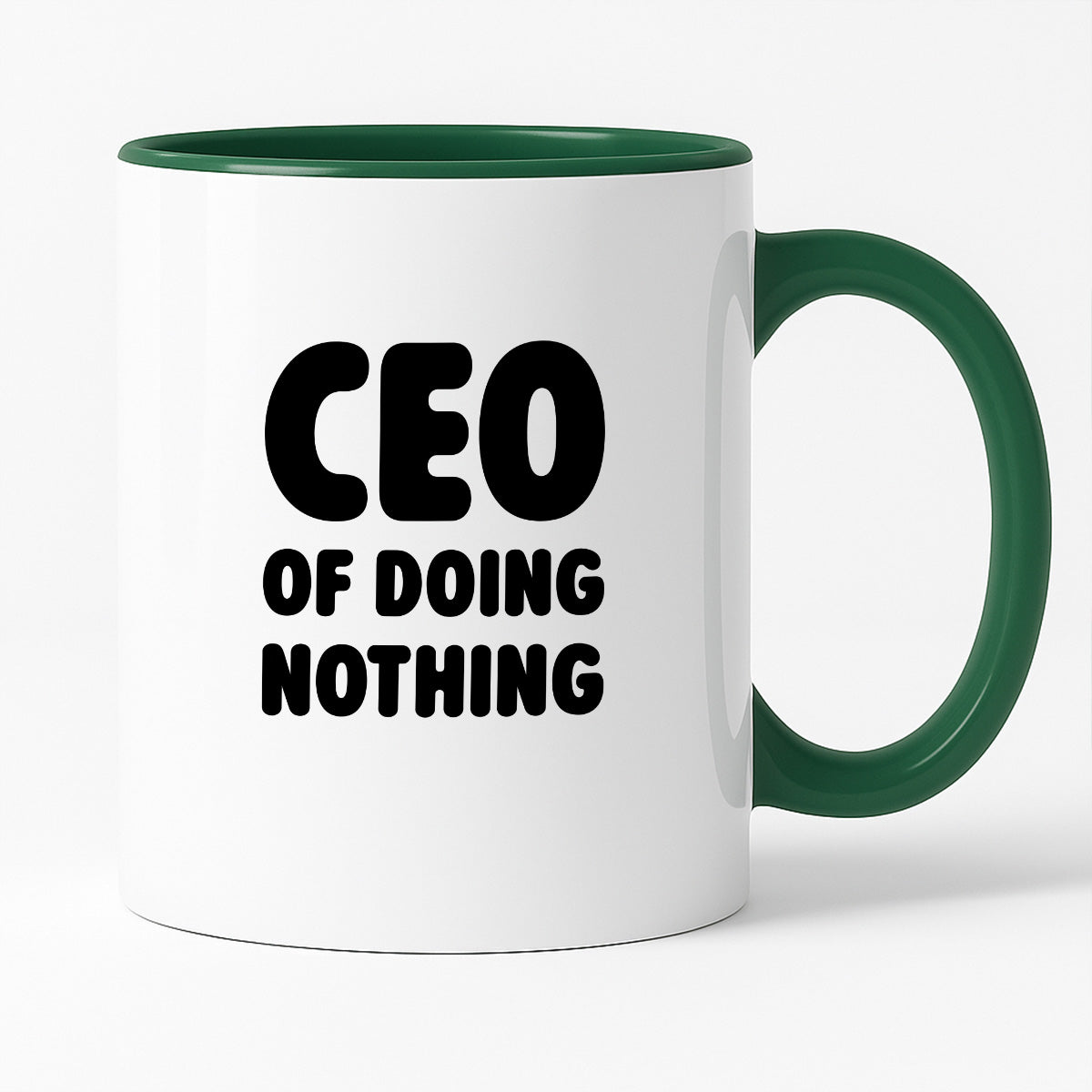 Kubek z nadrukiem - "CEO of doing nothing"