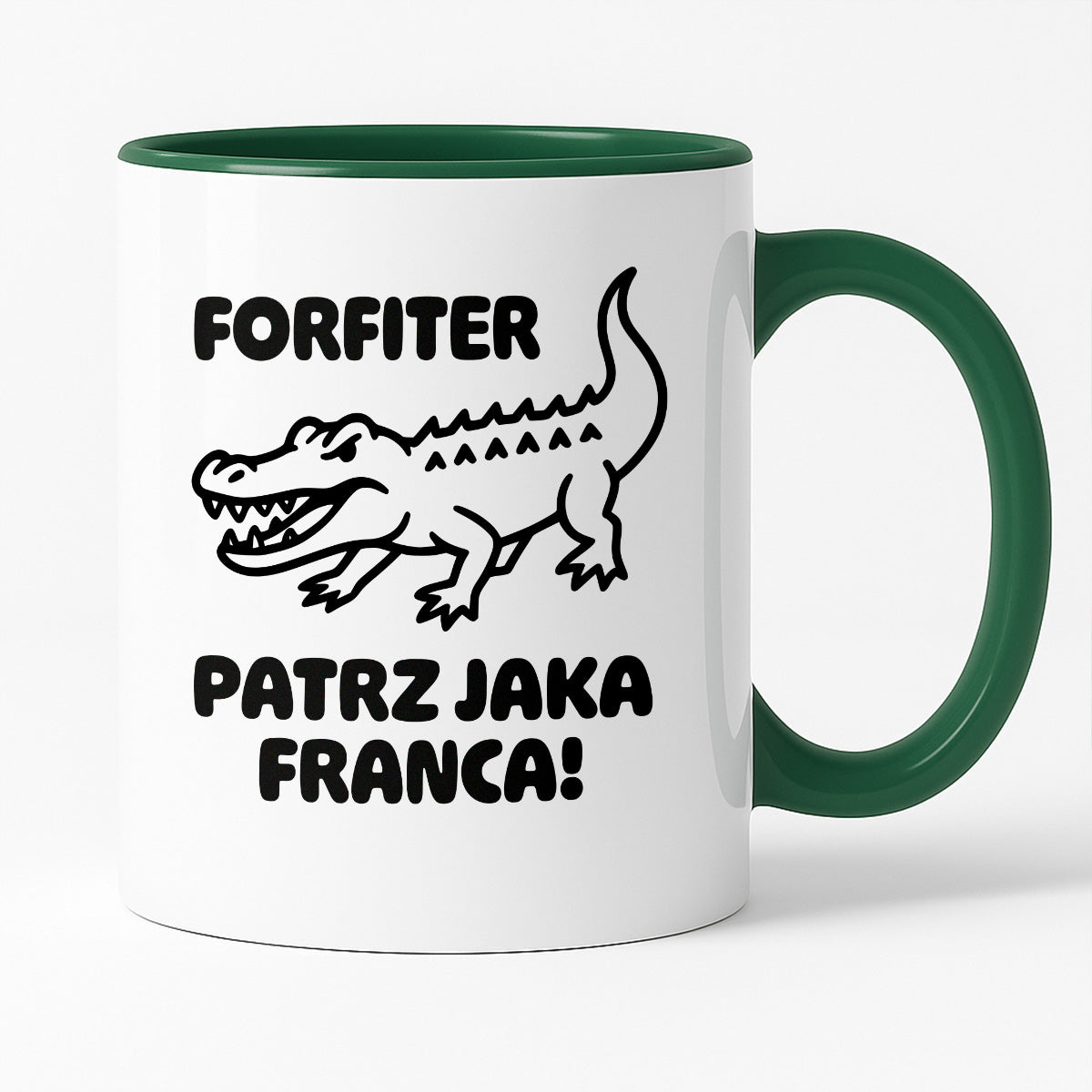 Kubek z nadrukiem - HITY POLSKIEGO INTERNETU - "Forfiter - patrz jaka franca"