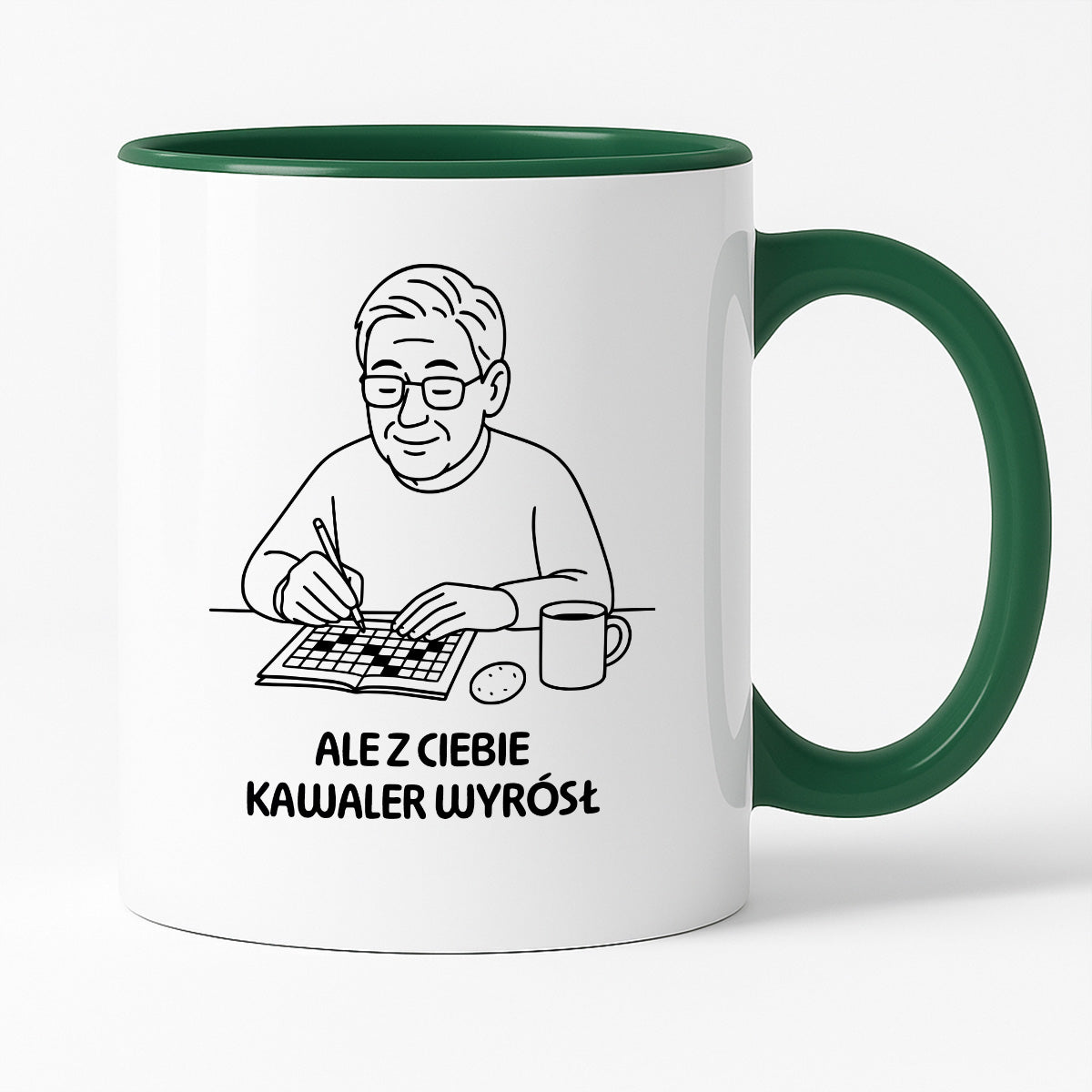Kubek dla Babci / Dziadka - "Ale z Ciebie kawaler wyrósł"
