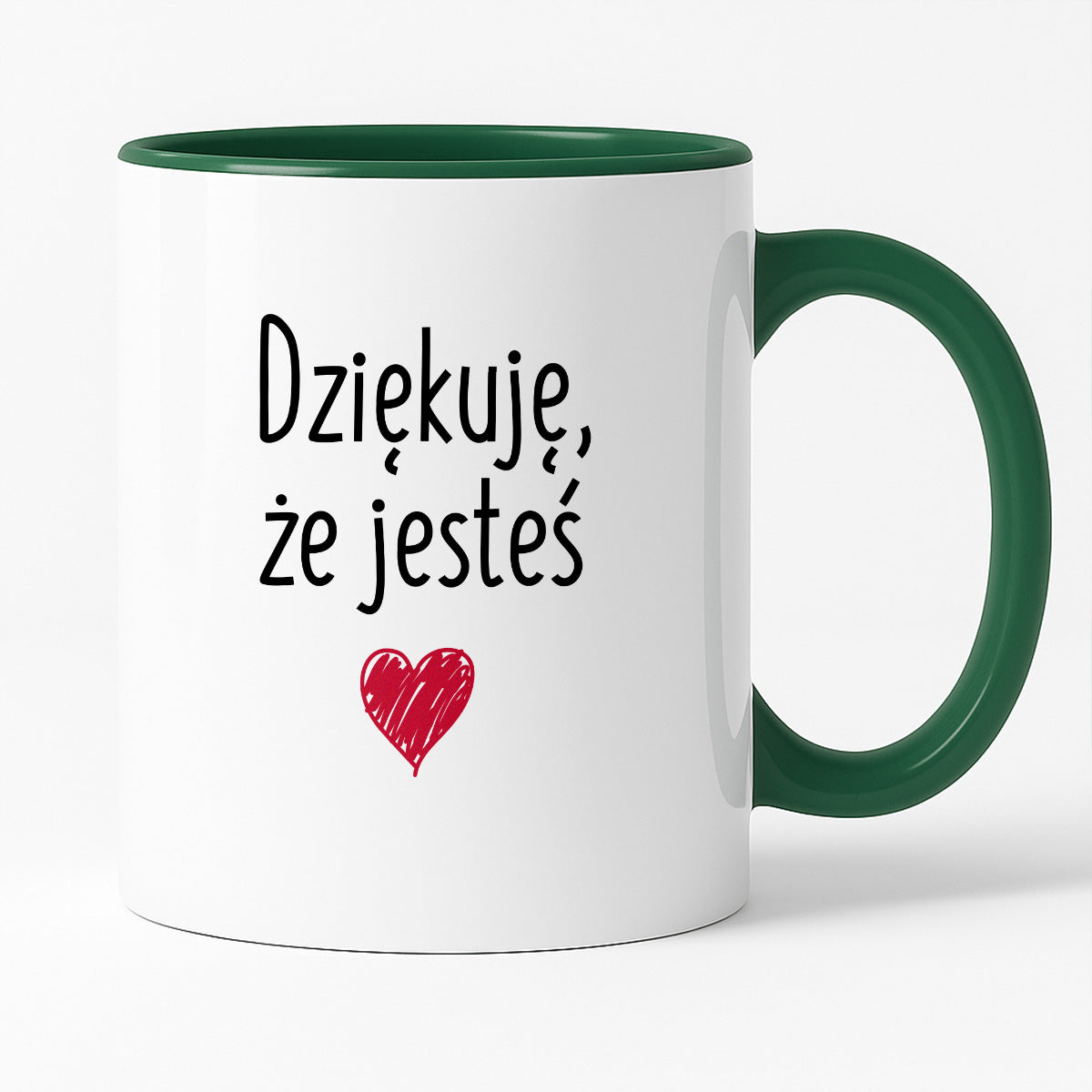 Kubek z nadrukiem "Dziękuję, że jesteś"