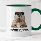 Kubek z nadrukiem "Bóbr kurwa" 😎