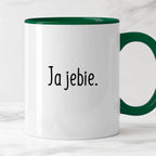 Kubek z nadrukiem "Ja jebie."