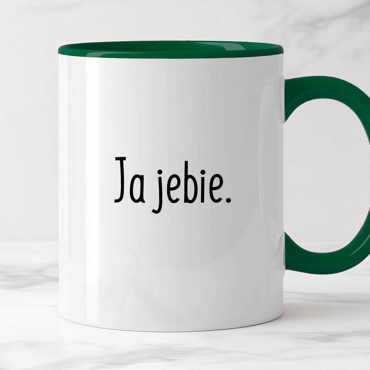 Kubek z nadrukiem "Ja jebie."