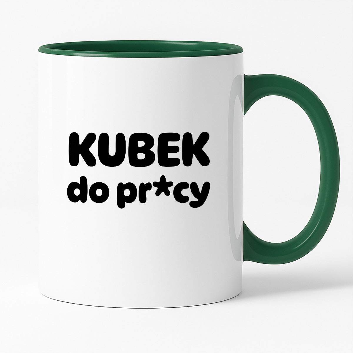 Kubek z nadrukiem "Kubek do pr*cy"