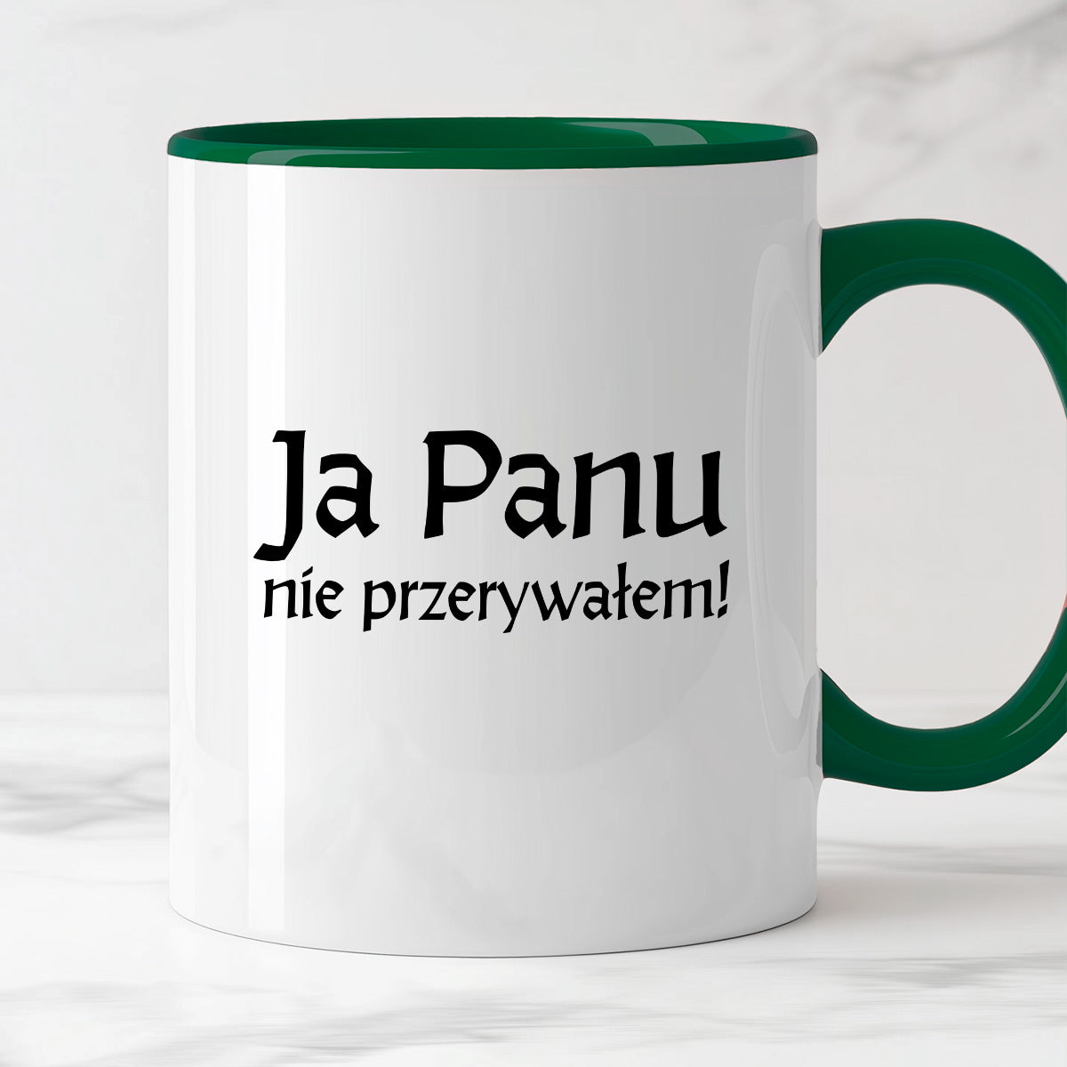 Kubek z nadrukiem "Ja Panu nie przerywałem!" v2