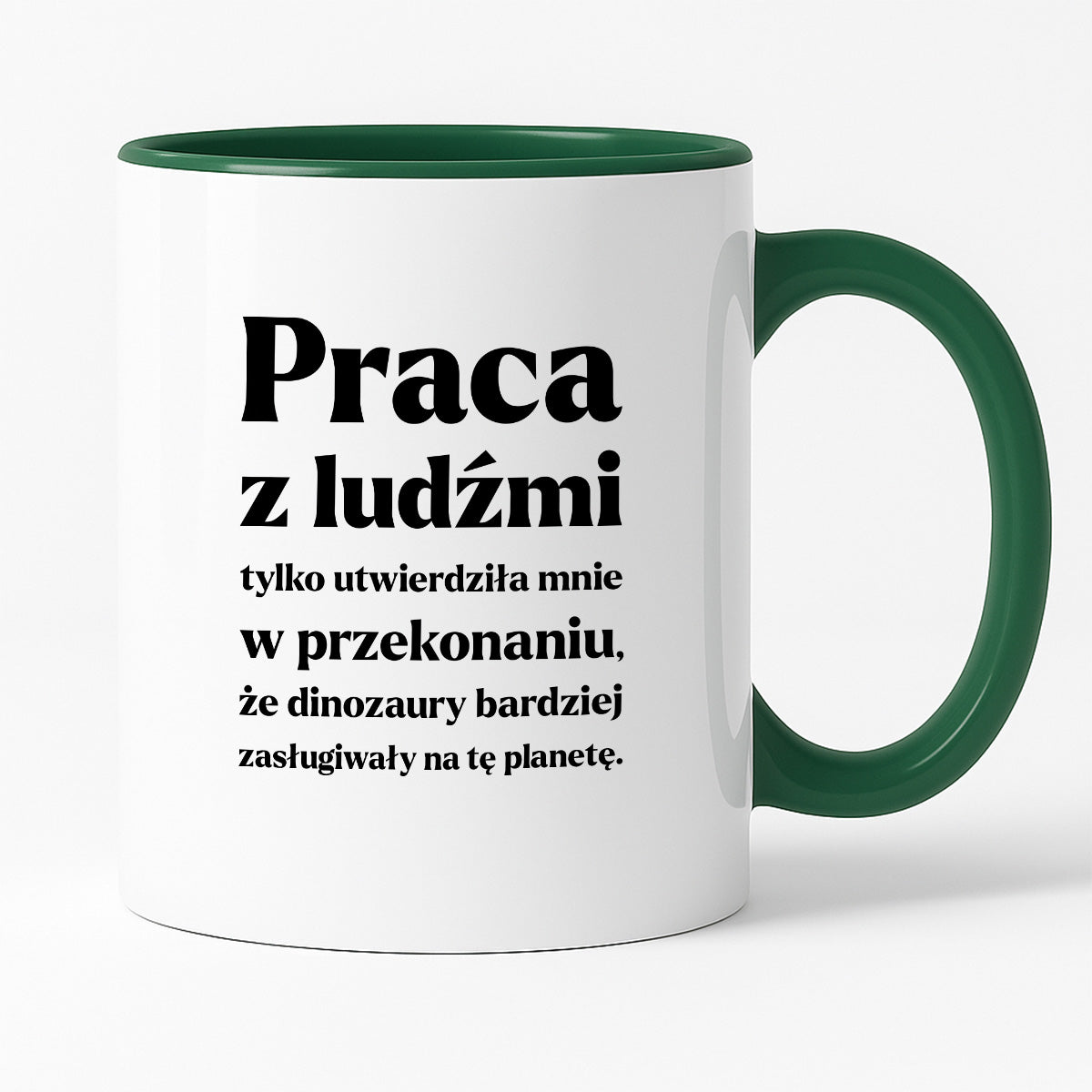 Kubek z nadrukiem - "PRACA Z LUDŹMI"