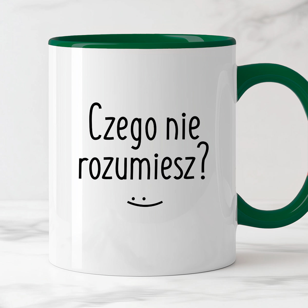 Kubek z nadrukiem "Czego nie rozumiesz?"