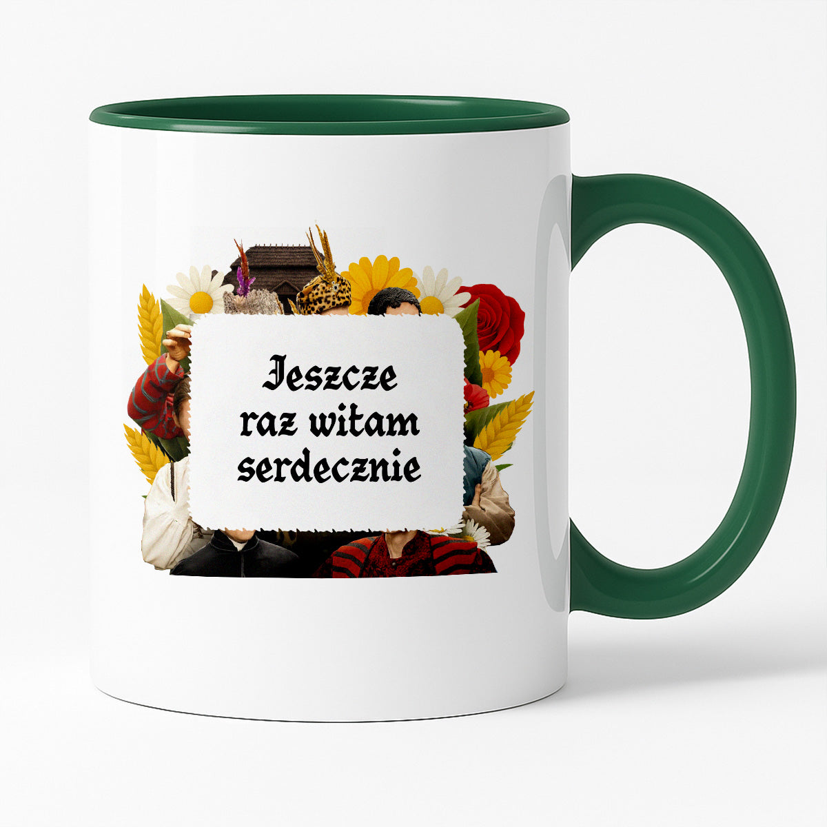 Kubek z nadrukiem "Jeszcze raz witam serdecznie" NOWE 1670