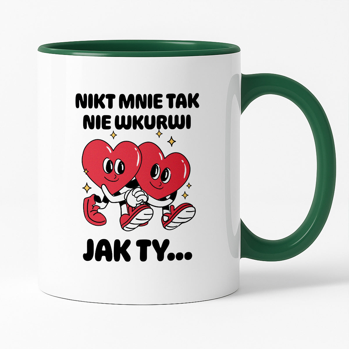 Kubek z nadrukiem "Nikt mnie tak nie wkurwi jak Ty"