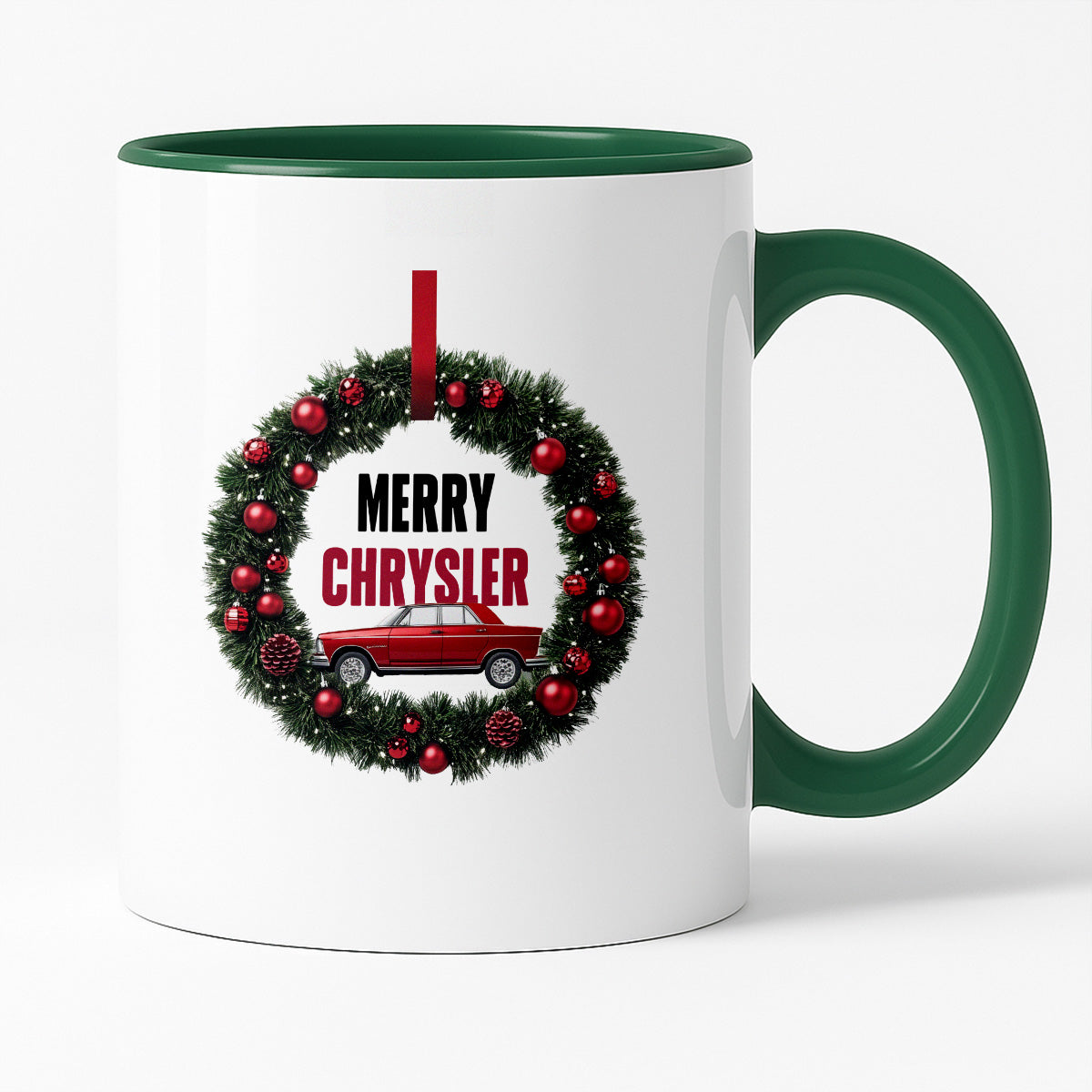 Kubek świąteczny mem "Merry Chrysler"