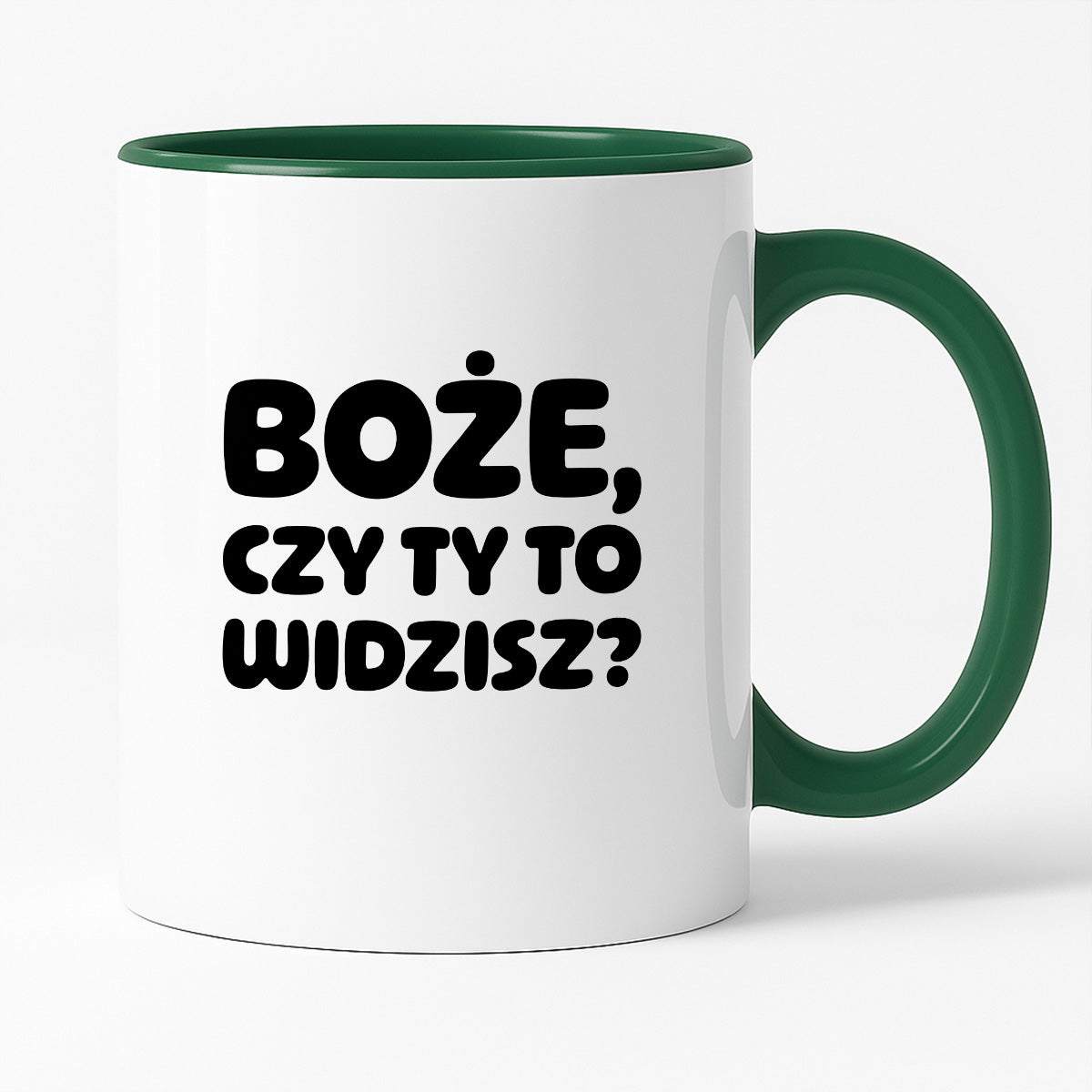 Kubek z nadrukiem "Boże, czy Ty to widzisz?"