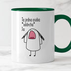 Kubek z nadrukiem "Ta jedna osoba:  *oddycha* Ja:"