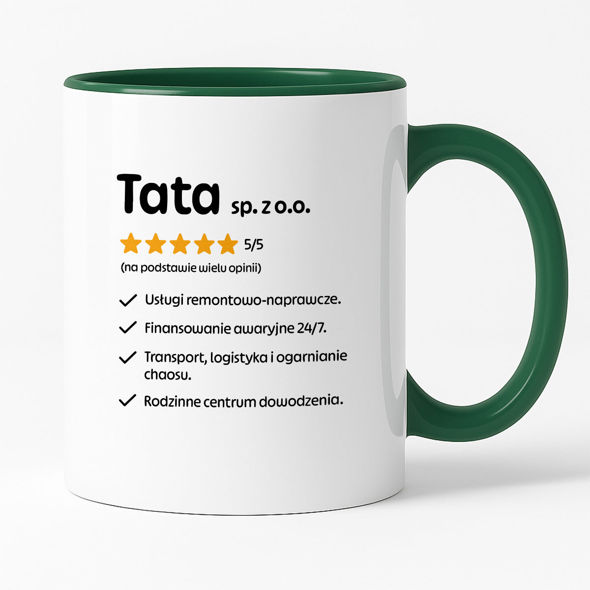 Kubek z nadrukiem - "Tata spółka z o.o."