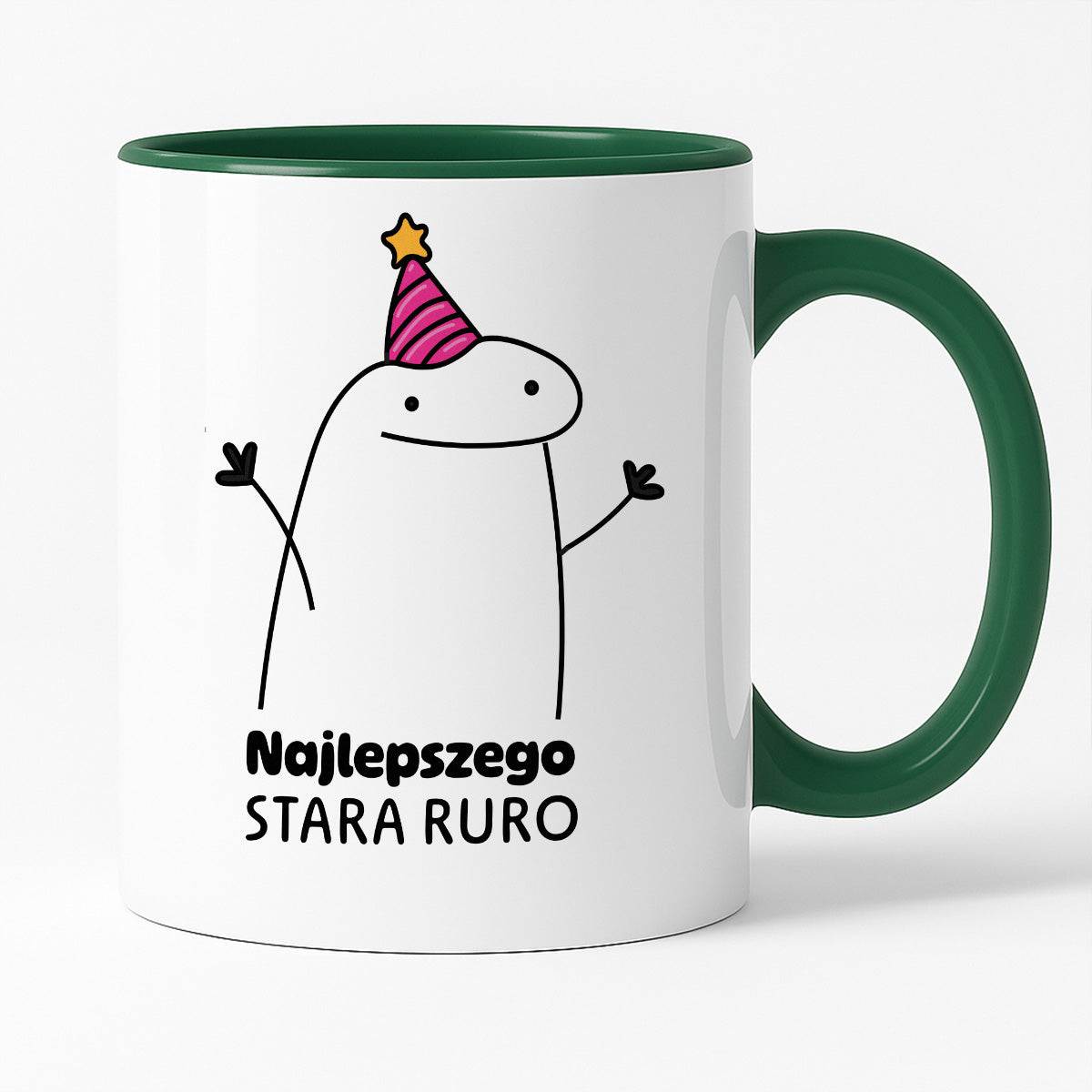 Kubek z nadrukiem - "Najlepszego stara ruro"