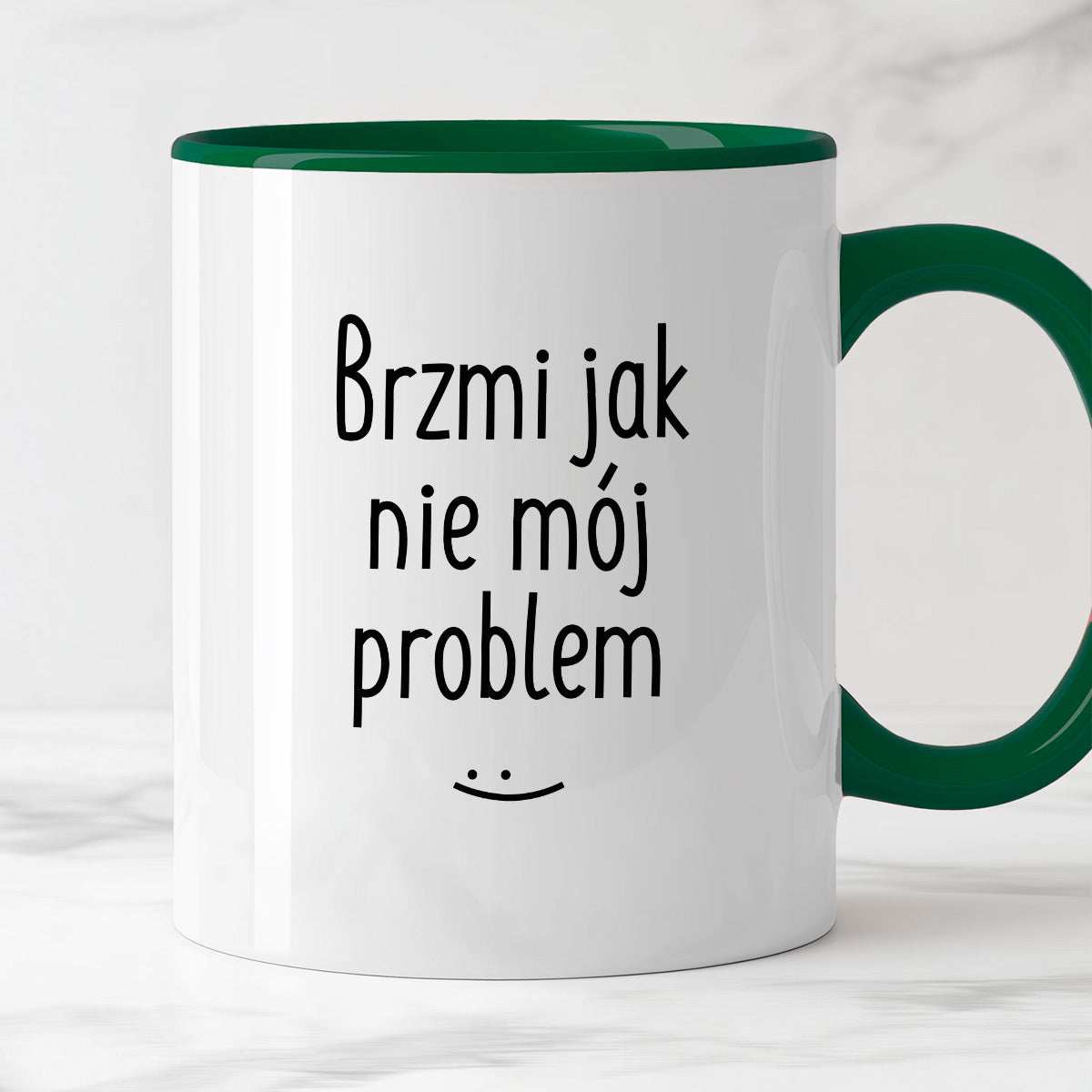 Kubek z nadrukiem "Brzmi jak nie mój problem :)" FB