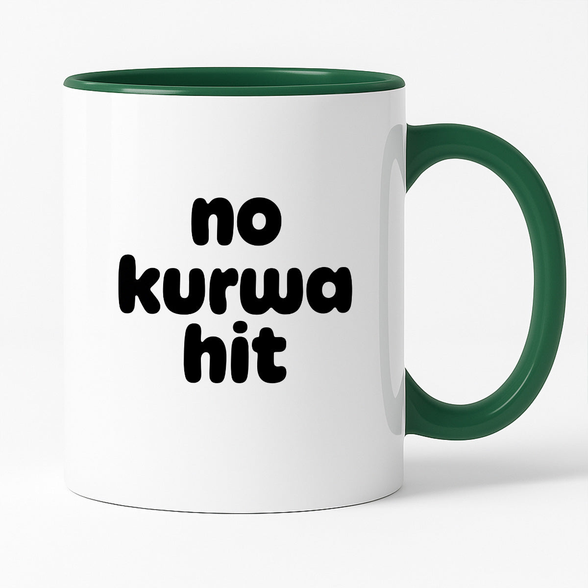 Kubek z nadrukiem - "no kurwa hit"