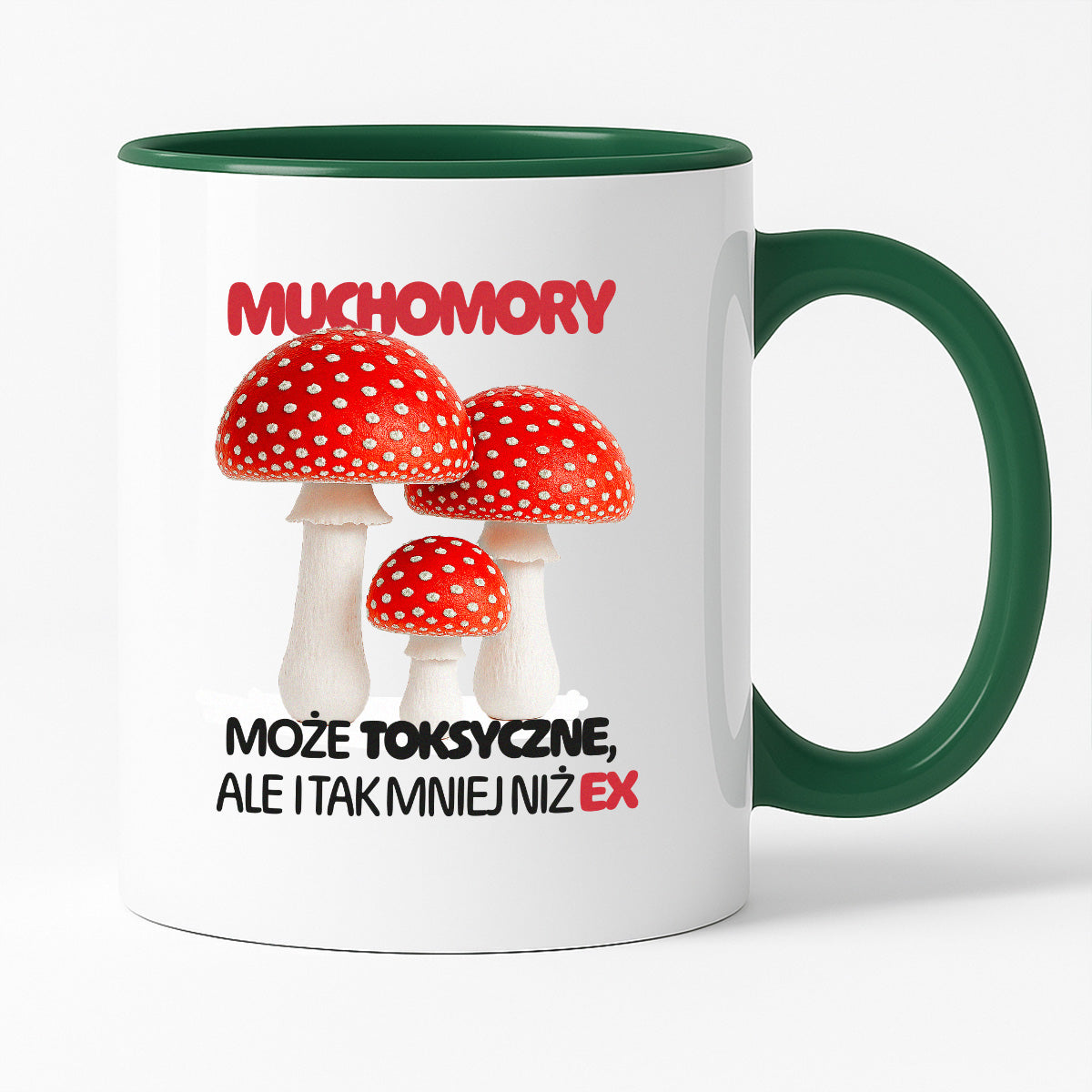 Kubek z nadrukiem "Muchomory"