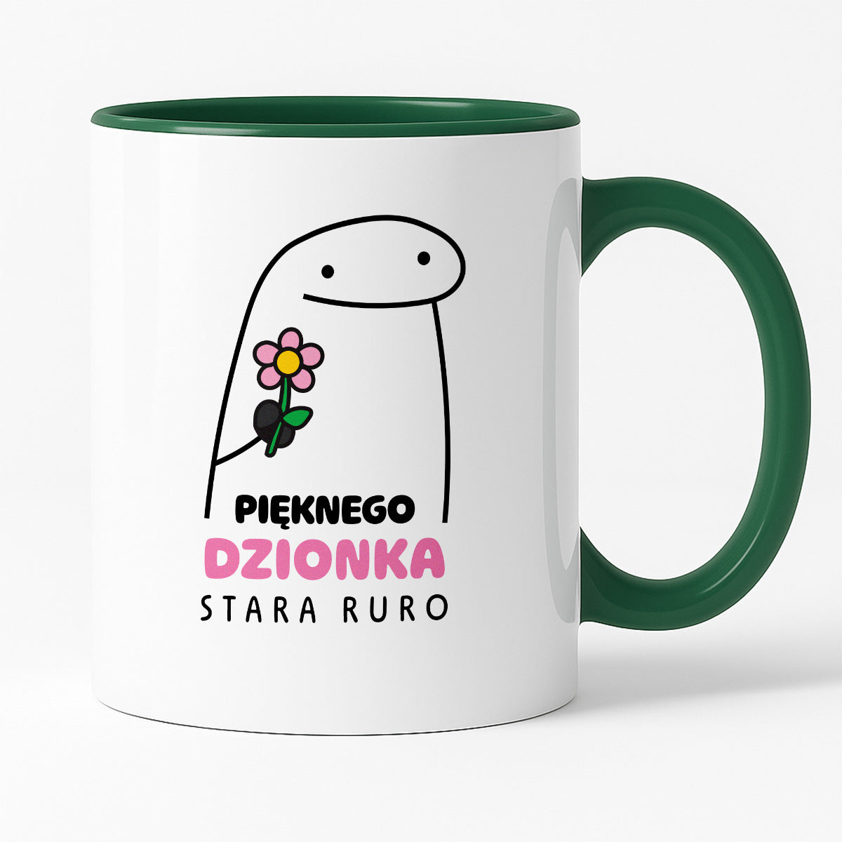 Kubek z nadrukiem - "Pięknego dzionka Stara Ruro"