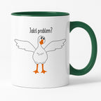 Kubek z nadrukiem - "Jakiś problem?" GĄSKA