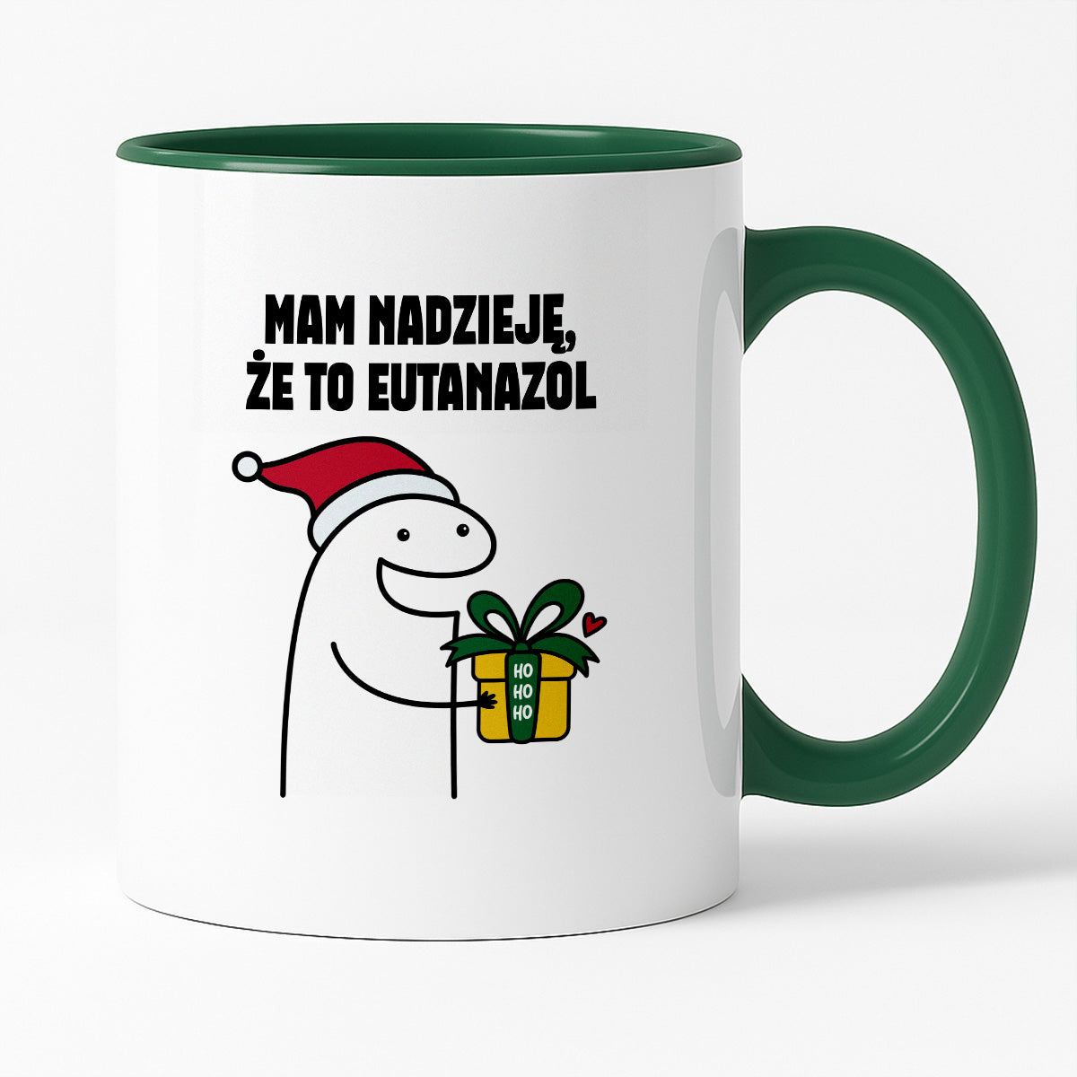 Kubek świąteczny mem "Mam nadzieję, że to Eutanazol"
