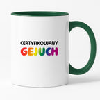 Kubek z nadrukiem - "Certyfikowany gejuch"