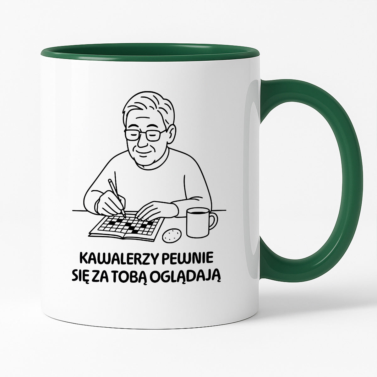 Kubek dla Babci / Dziadka - "Kawalerzy pewnie się za Tobą oglądają"
