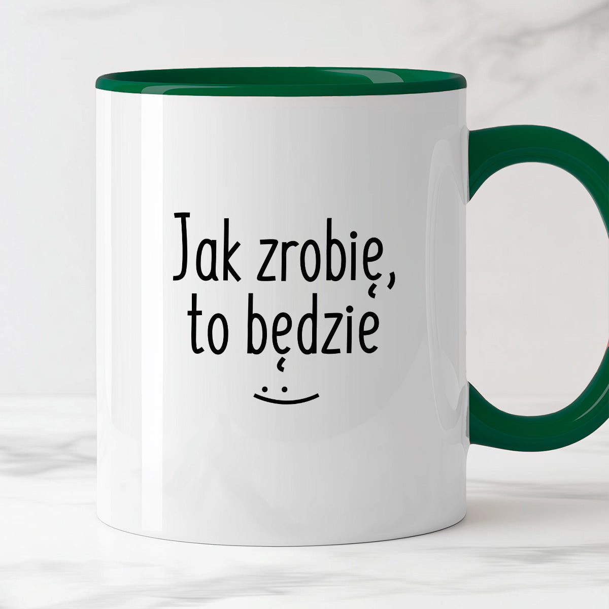 Kubek z nadrukiem "Jak zrobię, to będzie"