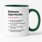 Kubek z nadrukiem "Najlepsza Ogarniaczka"