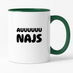 Kubek z nadrukiem - "Auuuuu NAJS"