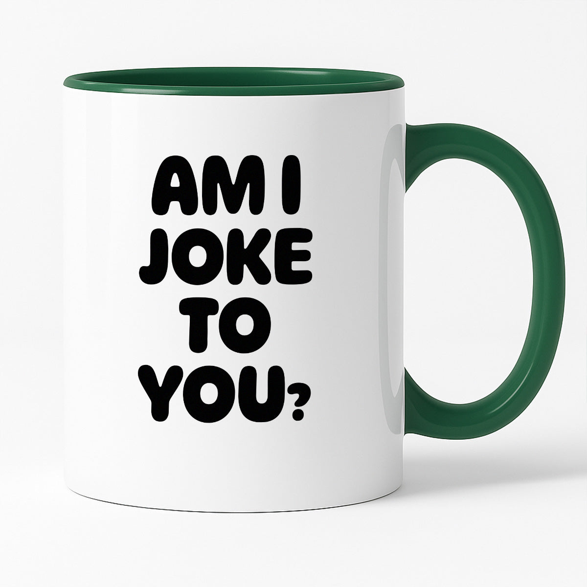 Kubek z nadrukiem - "AM I JOKE TO YOU?"