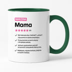 Kubek z nadrukiem - "Mama 5/5" z imieniem