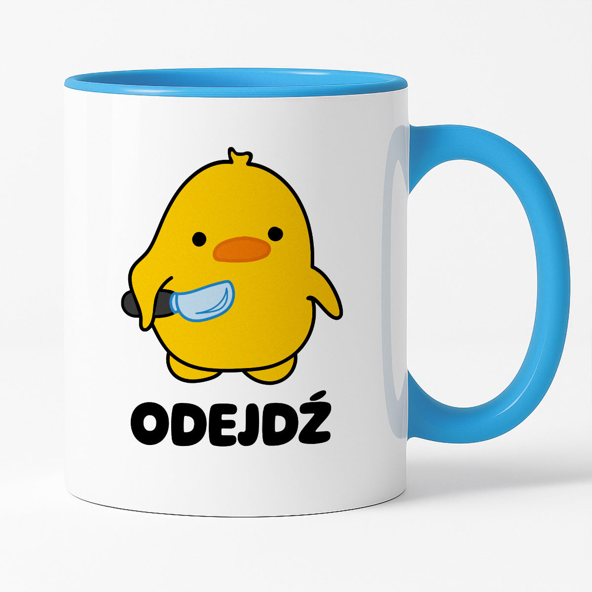 Kubek z nadrukiem - "Odejdź"