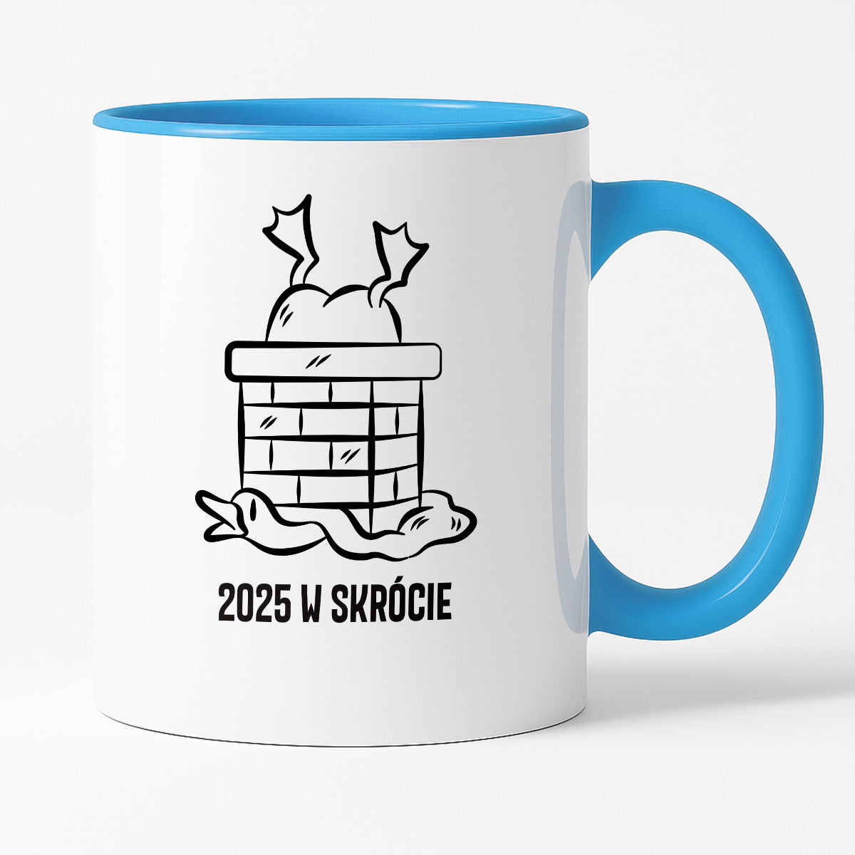 Kubek świąteczny z GĄSKĄ - "2025 W SKRÓCIE"