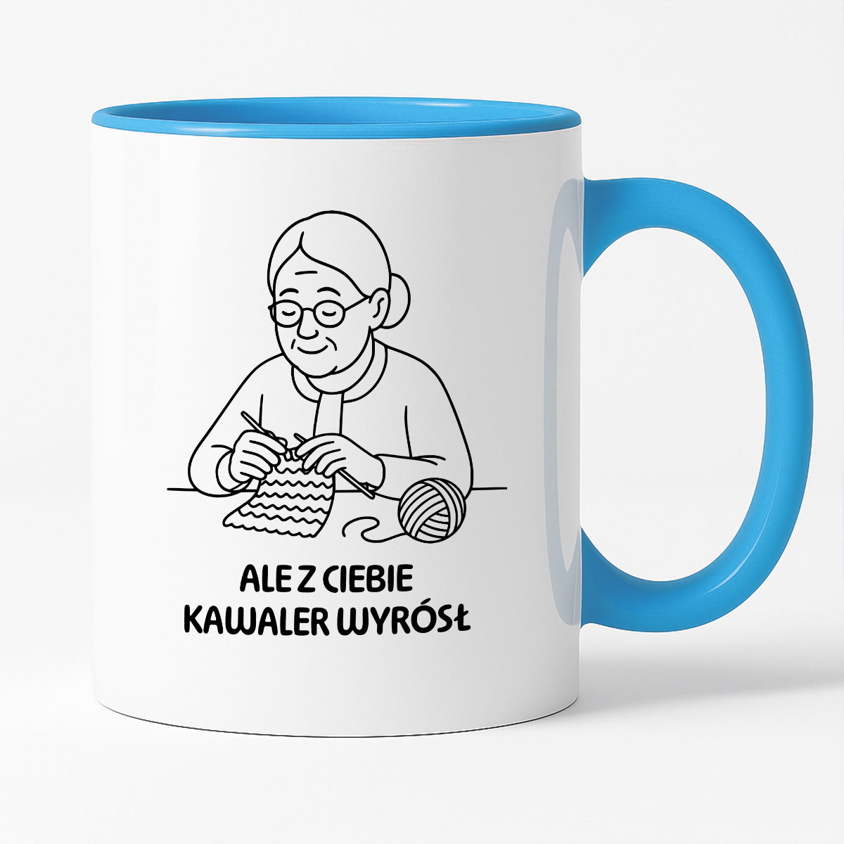 Kubek dla Babci / Dziadka - "Ale z Ciebie kawaler wyrósł"