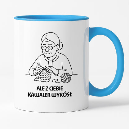 Kubek dla Babci / Dziadka - "Ale z Ciebie kawaler wyrósł"