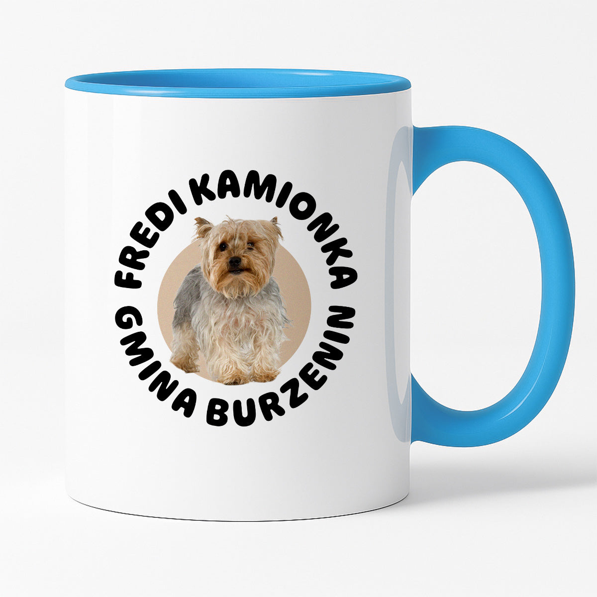 Kubek z nadrukiem - "Fredi Kamionka Gmina Burzenin"