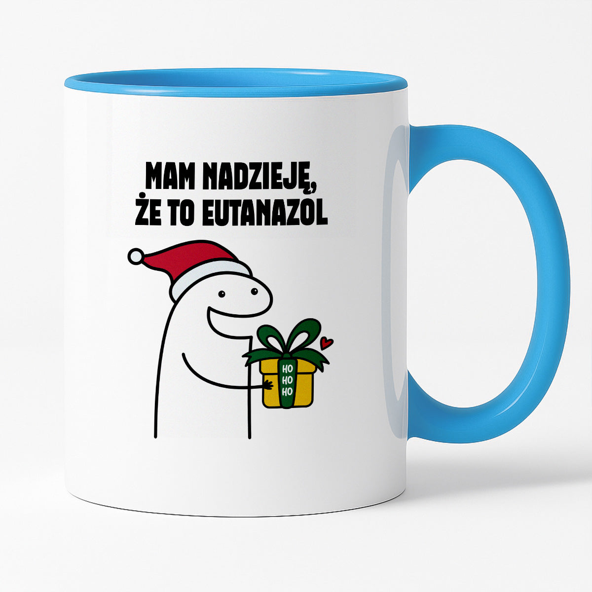 Kubek świąteczny mem "Mam nadzieję, że to Eutanazol"