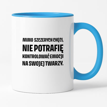 Kubek z nadrukiem - "Mimo szczerych chęci"