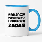 Kubek z nadrukiem - "Najlepszy pomysłodawca bojowych zadań"