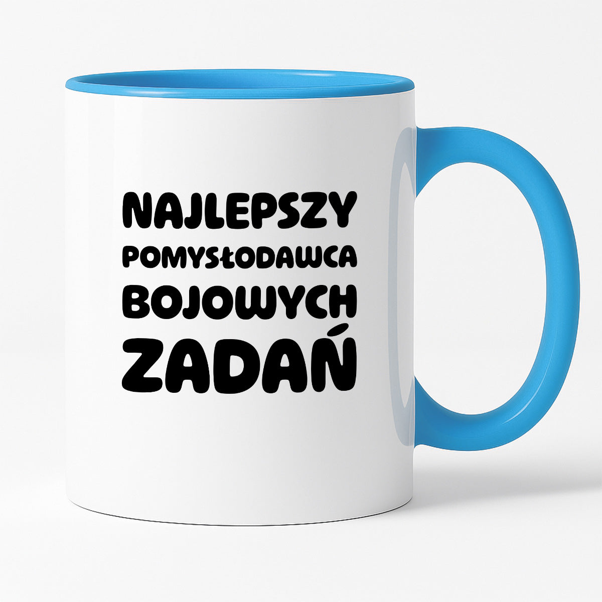 Kubek z nadrukiem - "Najlepszy pomysłodawca bojowych zadań"