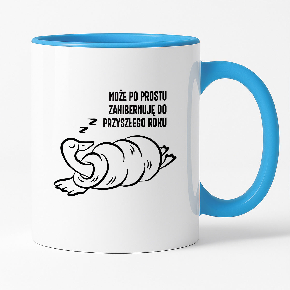 Kubek świąteczny z GĄSKĄ - "MOŻE PO PROSTU ZAHIBERNUJĘ DO PRZYSZŁEGO ROKU"