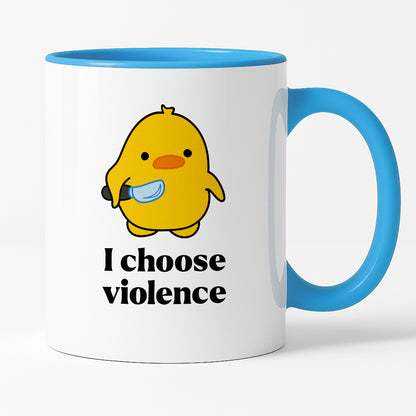 Kubek z nadrukiem - I choose violence