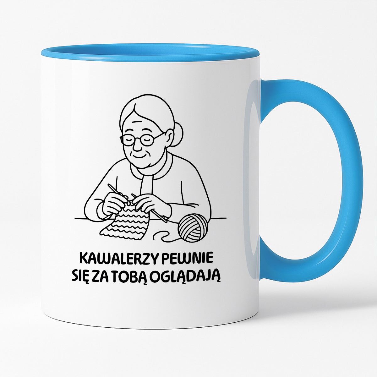 Kubek dla Babci / Dziadka - "Kawalerzy pewnie się za Tobą oglądają"