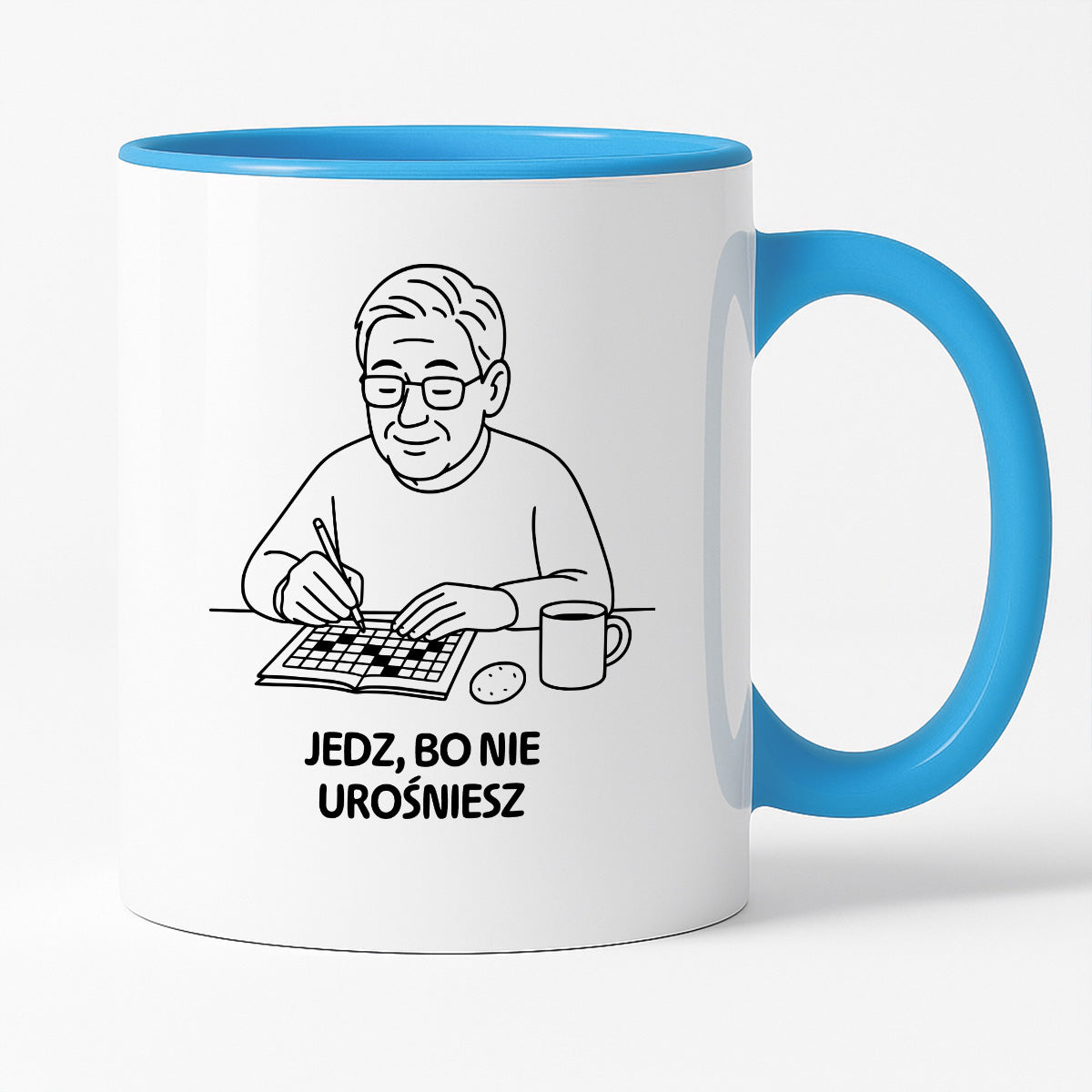 Kubek dla Babci / Dziadka - "Jedz, bo nie urośniesz"
