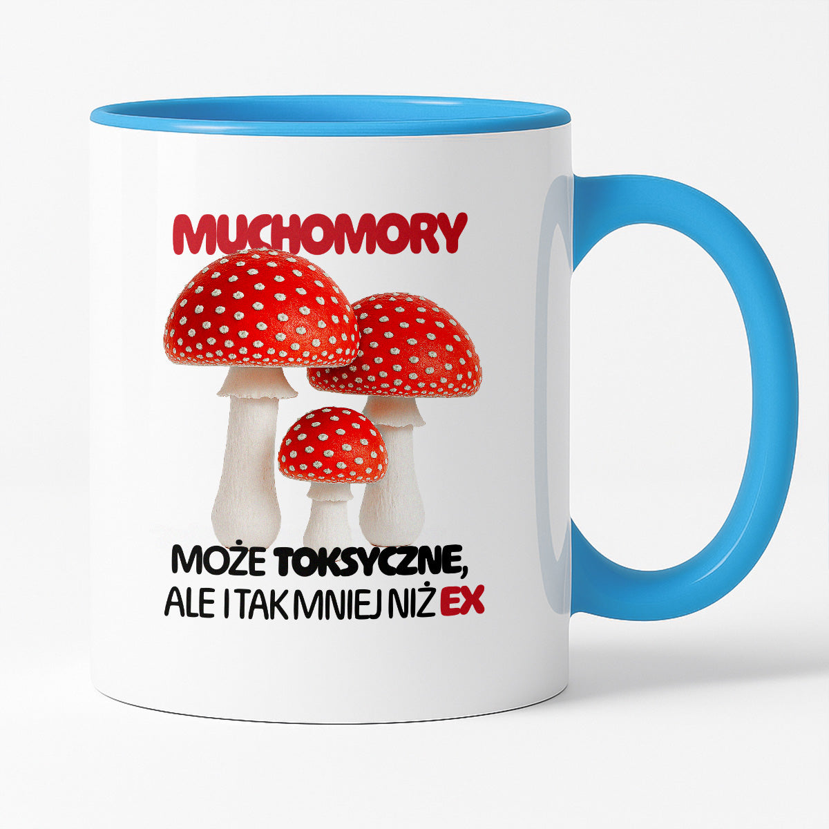 Kubek z nadrukiem "Muchomory"