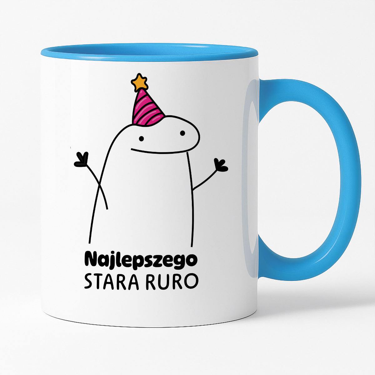 Kubek z nadrukiem - "Najlepszego stara ruro"