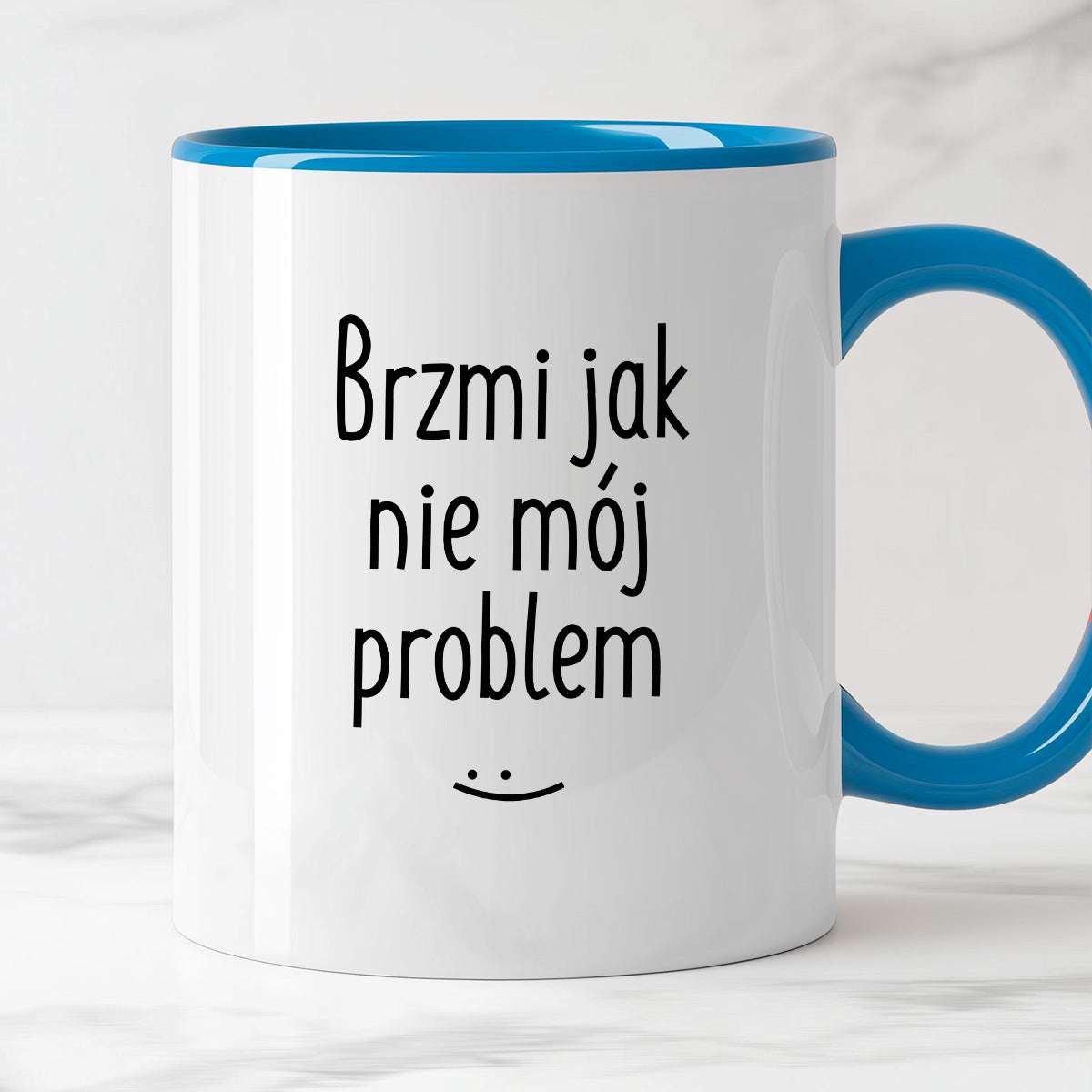 Kubek z nadrukiem "Brzmi jak nie mój problem :)" FB