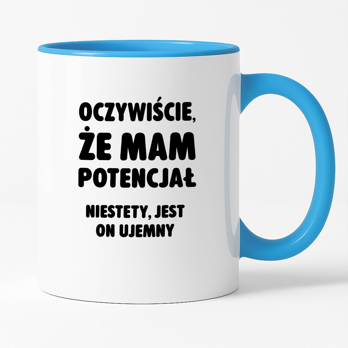 Kubek z nadrukiem - "Oczywiście, że mam potencjał"