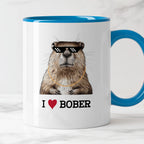 Kubek z nadrukiem "I love BOBER"