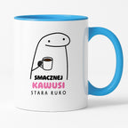 Kubek z nadrukiem - "Smacznej kawusi Stara Ruro" II